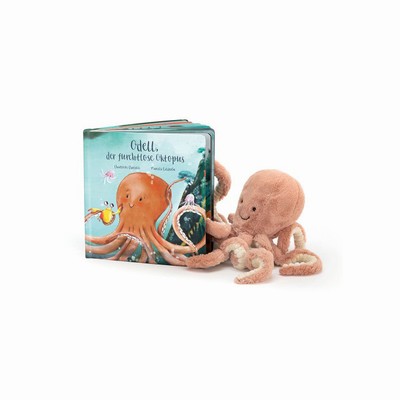 Jellycat Odell Der Furchtlose Oktopus Buch and Odell Octopus Little New Zealand | WMRNZ9680